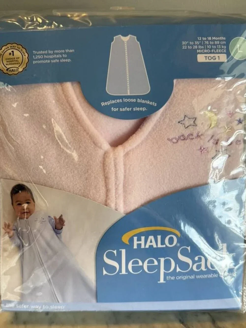 BRAND NEW Halo® SleepSack® Wearable Blanket Micro-Fleece SIZE LARGE